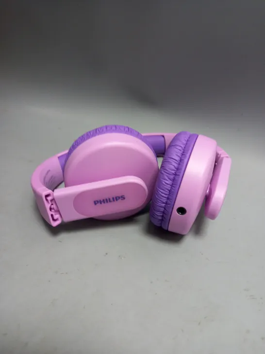 UNBOXED PHILIPS KIDS PINK/PURPLE HEADPHONES 