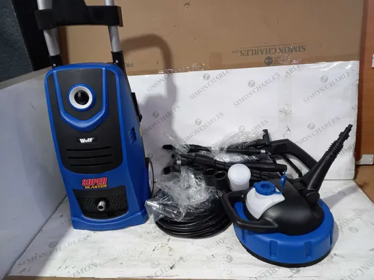 WOLF SUPER BLASTER PRESSURE WASHER BLUE