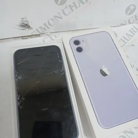 BOXED APPLE IPHONE 11 IN PURPLE 