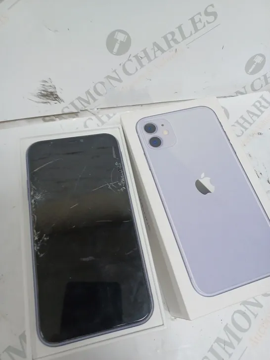 BOXED APPLE IPHONE 11 IN PURPLE 