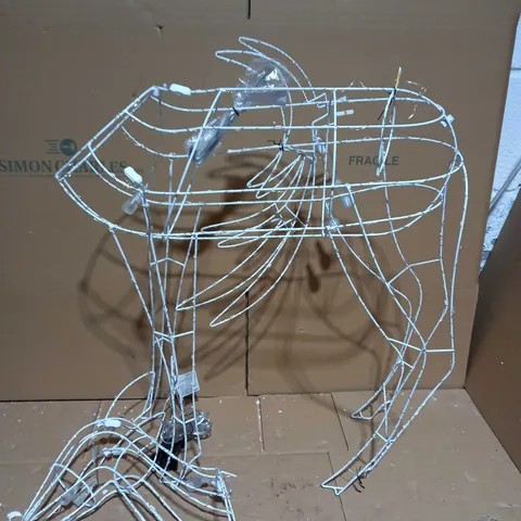 OUTDOOR WIRE LIGHT UP DEER 