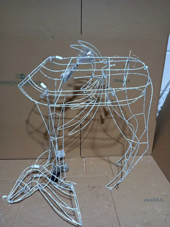 OUTDOOR WIRE LIGHT UP DEER 