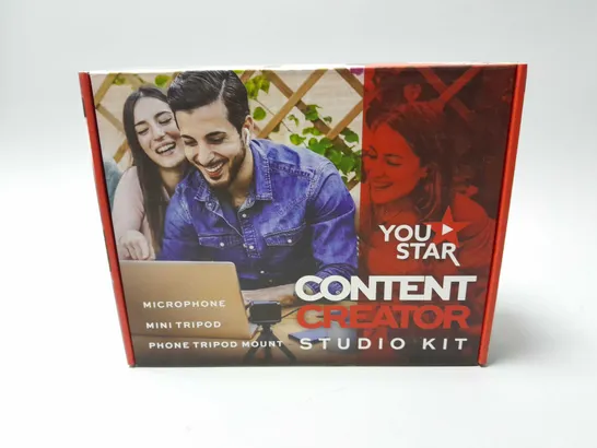 5 BOXED YOUSTAR CONTENT CREATOR STUDIO KIT