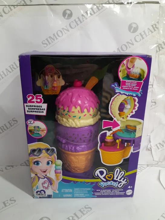 POLLY POCKET SPIN & REVEAL ICE CREAM CONE PLAYSET