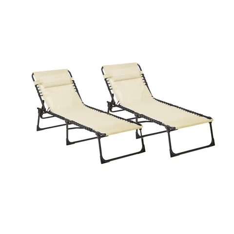 BOXED NEO SUN LOUNGER IN BEIGE 