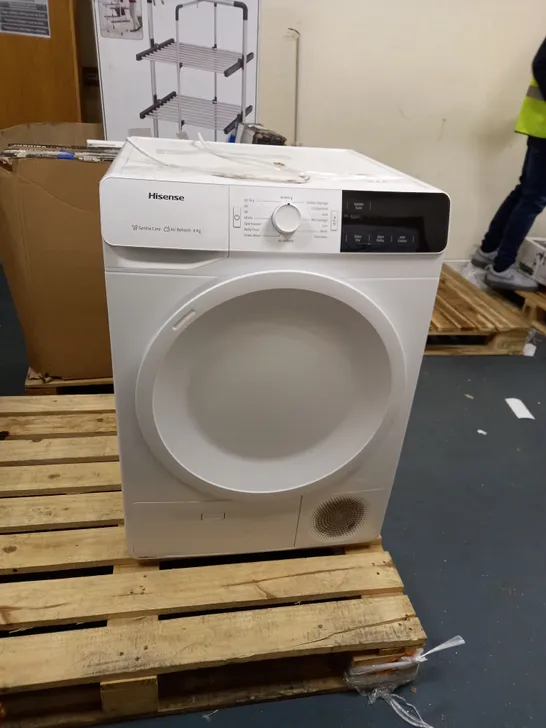 HISENSE DCGE801 FREESTANDING 8KG TUMBLE DRYER - WHITE