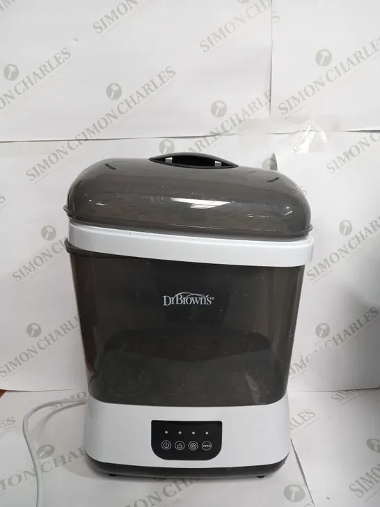 DR BROWNS STEAM BOTTLE STERILISER & DRYER  RRP £99.99