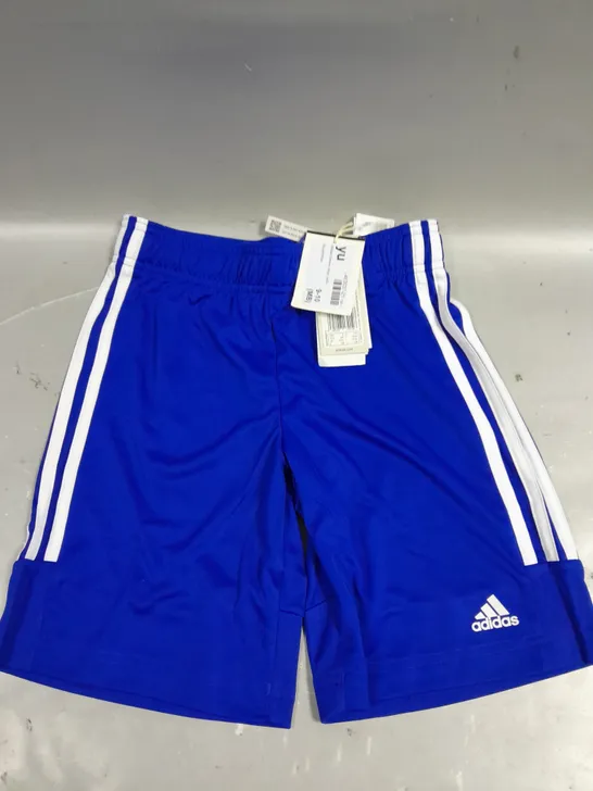 ADIDAS CHILDRENS SPORTS SHORTS IN BLUE - 9-10YRS 