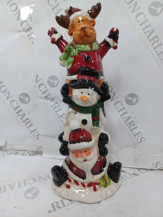 JOLLY SANTA LIGHT UP ORNAMENT RRP £32