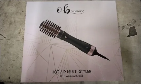 OPTI-BEAUTY HOT AIR MULTI- STYLER WITH ACCESSORIES