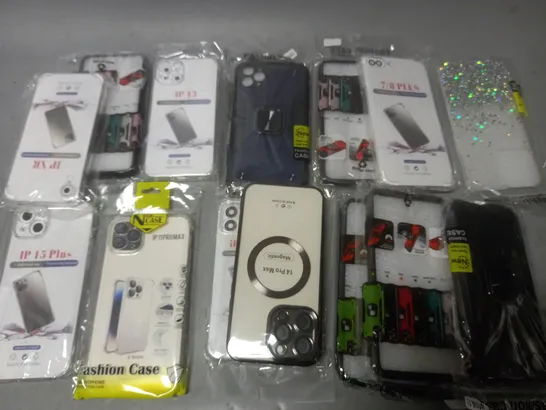 LOT OF ASSORTED MOBILE PHONE CASES FOR VARIOUS MODELS