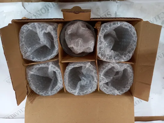 BOX OF 6 GLASSES