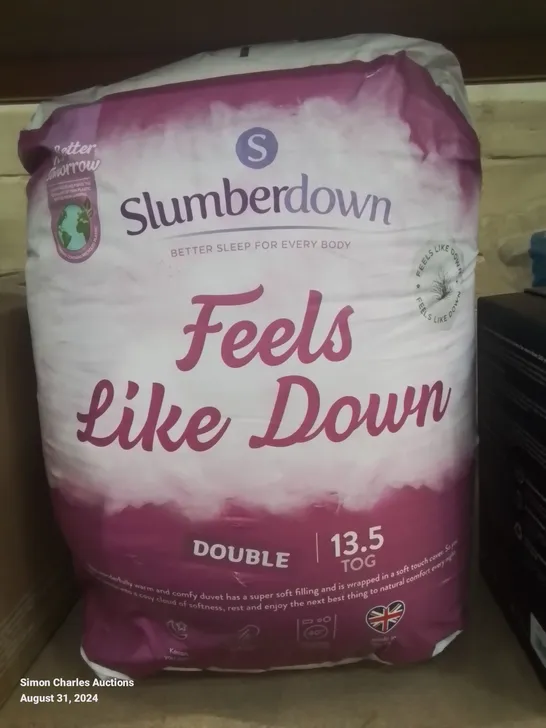 SLUMBERDOWN FEELS LIKE DOWN13.5 TOG DOUBLE QUILT