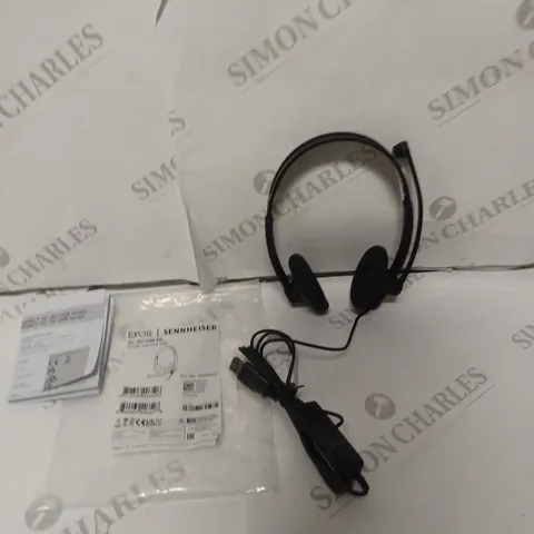 EPOS SENNHEISER SC 60 DOUBLE SIDED HEADPHONES 