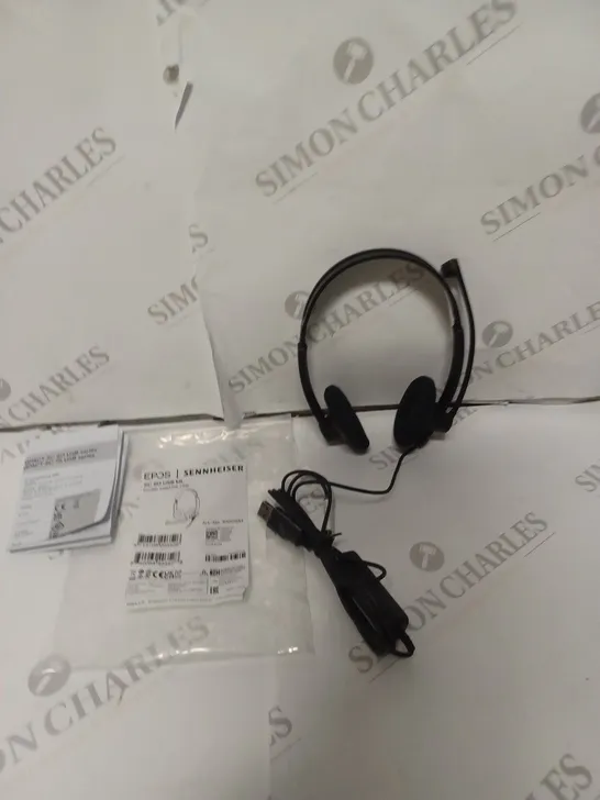 EPOS SENNHEISER SC 60 DOUBLE SIDED HEADPHONES 