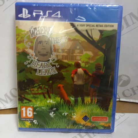 PLAYSTATION 4 WHERE THE HEART LEADS GAME