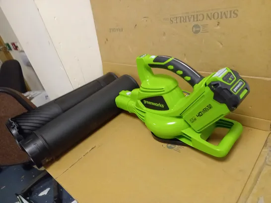 GREENWORKS LEAF BLOWER/VACUUM