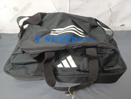 ADIDAS T SETCHELL DUFFLE BAG IN BLACK