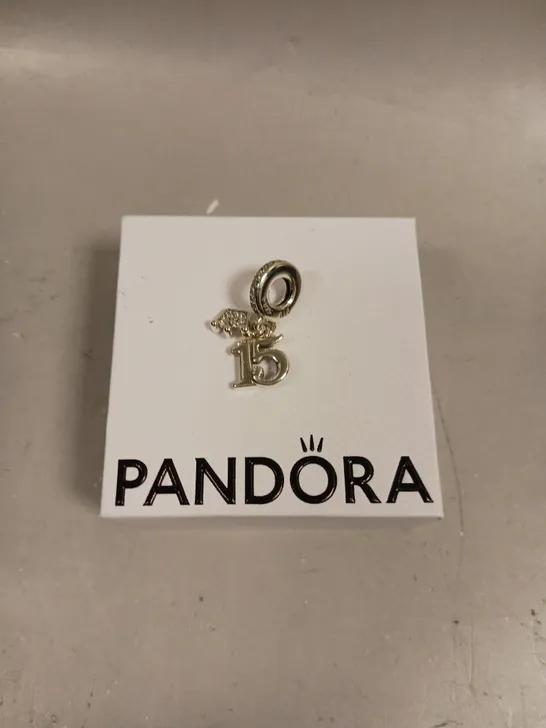 PANDORA 15TH BIRTHDAY DANGLE CHARM