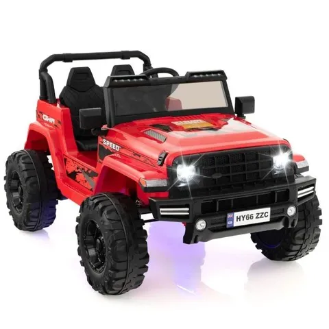 BOXED COSTWAY 2-SEATER RIDE-ON CAR WITH PARENT REMOTE CONTROL - RED