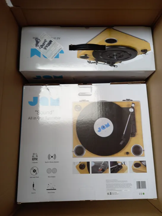 JAM X4 SOUND ALL IN ONE TURNTABLES