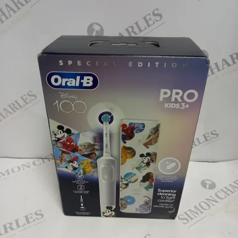 BOXED SEALED ORAL-B PRO KIDS3+ ELECTRIC TOOTHBRUSH 