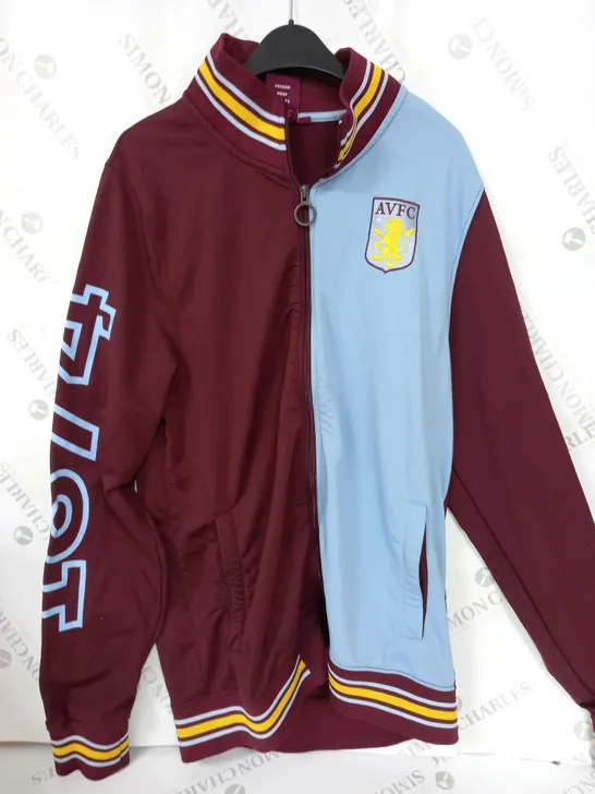 ASTON VILLA '1874' LONG SLEEVE FLEECE - LARGE