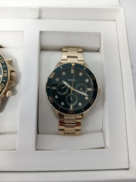 BOXED FOSSIL HIS AND HERS WRIST WATCH COLLECTION