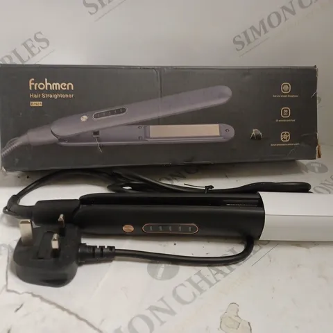 FROHMEN HAIR STRAIGHTENERS AND CURLER 2 IN 1