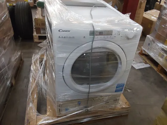 CANDY 8KG FREESTANDING HEATPUMP TUMBLE DRYER AND WHITE SAMSUNG DW60M5050FSEU SERIES 5 DISHWASHER - UNPROCESSED RAW RETURNS