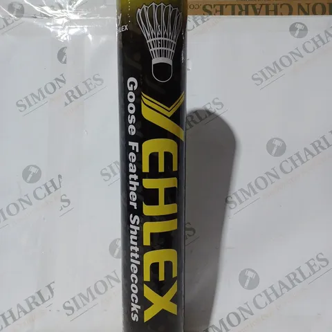 YEHLEX TUBE OF GOOSE FEATHER BADMINTON SHUTTLECOCKS