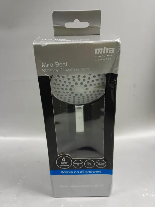 BOXED MIRA BEAT FOUR SPRAY SHOWERHEAD - 9CM 