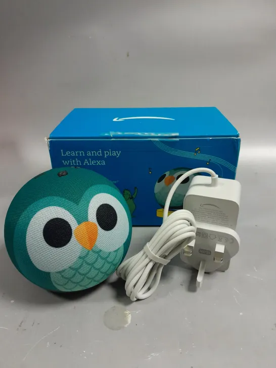 BOXED AMAZON ECHO DOT KIDS SMART SPEAKER 