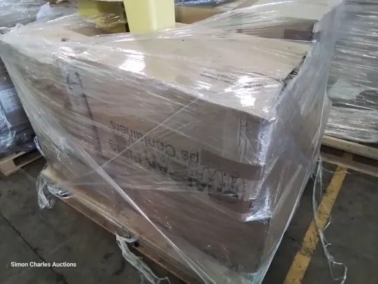 PALLET OF 8 CASES EACH CONTAINING 15 SHARPSAFE 7L YELLOW DISPOSABLE BINS