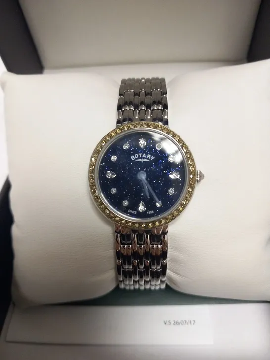 BOXED ROTARY LADIES KENSINGTON WRIST WATCH