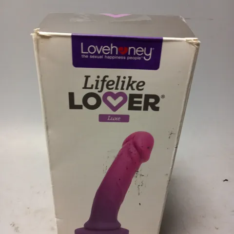 BOXED LOVEHONEY LIFELIKE LOVER LUXE COLOUR-CHANGING REALISTIC DILDO (7")