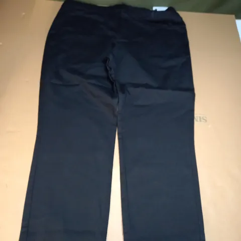 ARNE TAILORED CHINO TROUSERS IN BLACK - 36R