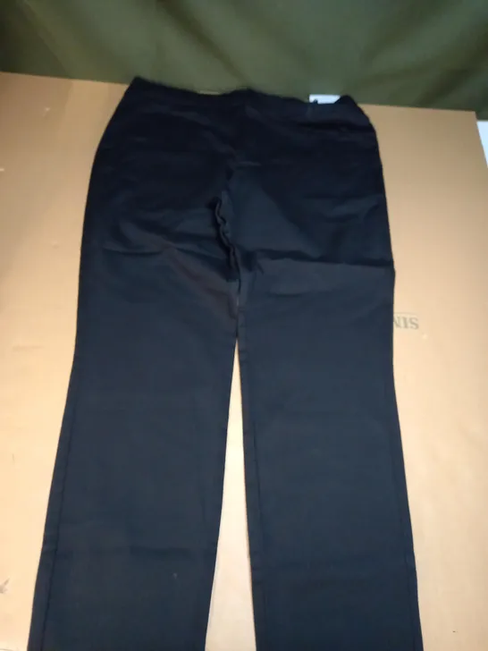 ARNE TAILORED CHINO TROUSERS IN BLACK - 36R