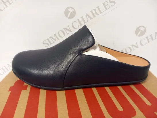 BOXED FITFLOP CHRISSIE II HAUS LEATHER SLIPPERS SIZE EU 38