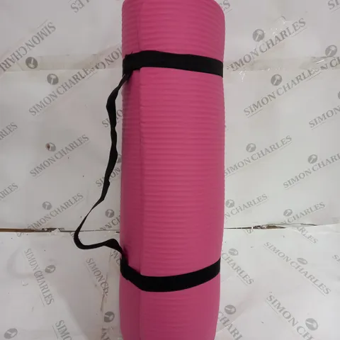 UNBRANDED HEAVY PADDED YOGA MAT IN PINK