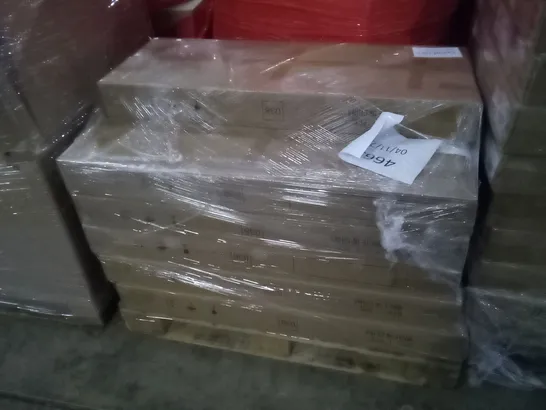 PALLET OF APPROXIMATELY 11 BOXED L-SHAPED COMPUTER DESKS 