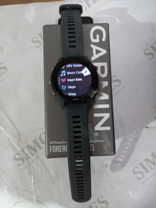 BOXED GARMIN FORERUNNER 255 FITNESS TRACKER WATCH 