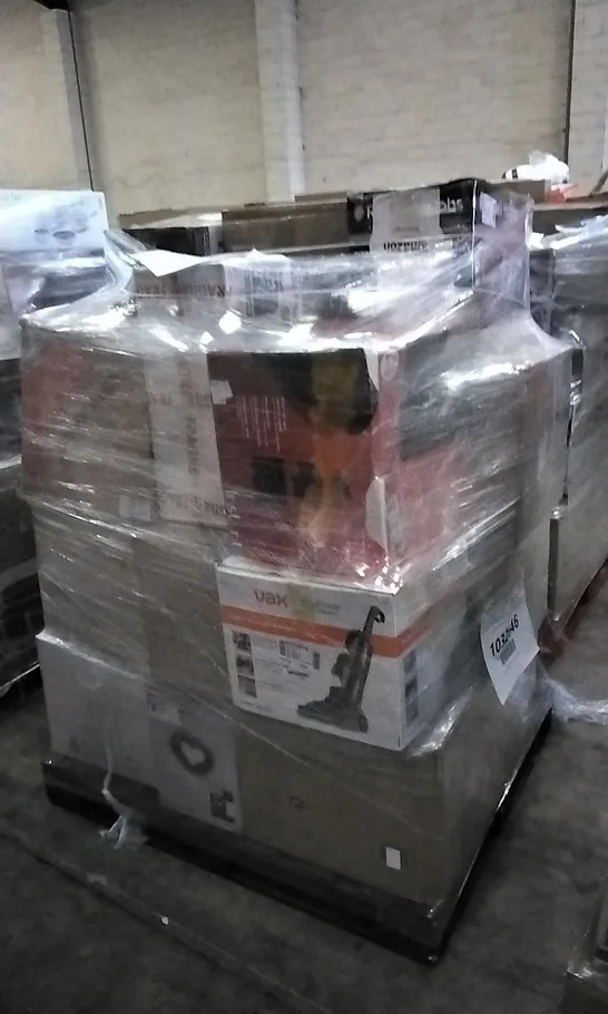 PALLET OF APPROXIMATELY 21 UNPROCESSED RAW RETURN HOUSEHOLD AND ELECTRICAL GOODS TO INCLUDE;