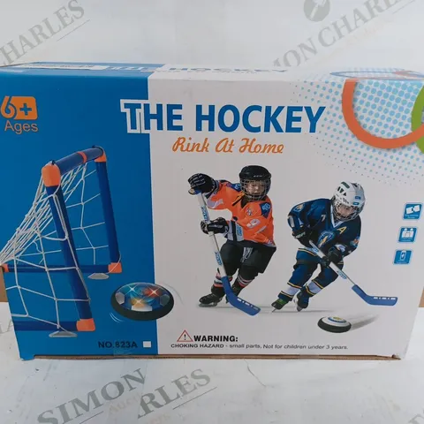 BOXED THE HOCKEY RINK AT HOME - 6+ YEARS