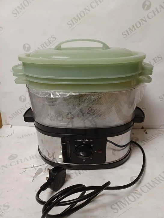 MORPHY RICHARDS STAINLESS STEEL FOOD STEAMER