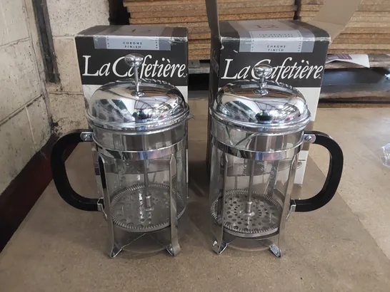 SET OF 2 BOXED 1.5L LA CAFETIERES