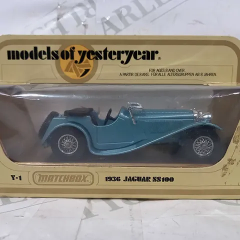 MATCHBOX MODELS OF YESTERYEAR Y-1 1936 JAGUAR SS100