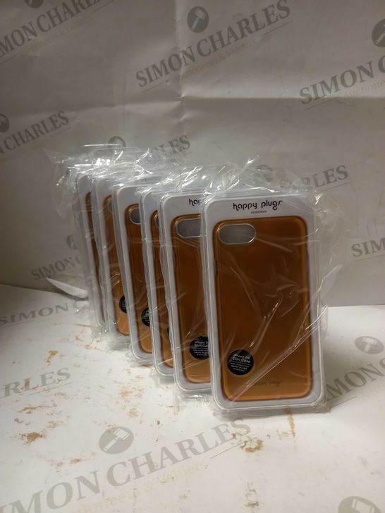 LOT OF APPROX 40 HAPPY PLUGS IPHONE 7 CASES - ROSE GOLD