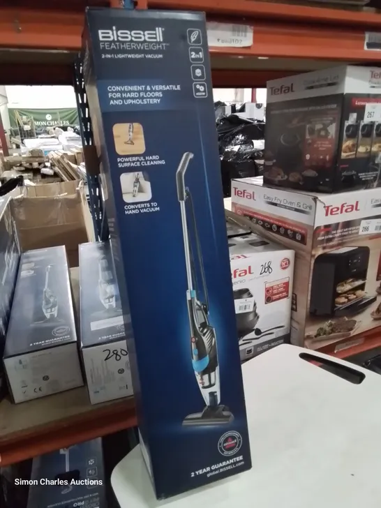 BOXED BISSELL FEATHERWEIGHT 2-IN-1 LIGHTWEIGHT VACUUM 