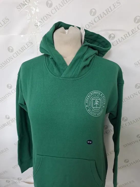 ABERCROMBIE AND FITCH LOGO HOODIE SIZE 9-10 YEARS - KIDS